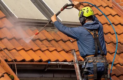 Démoussage et hydrofuge de toiture à Allinges